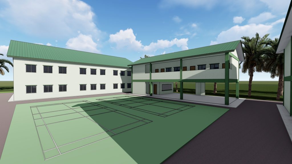 OFFICE BUILDING (Upstairs) CANTEEN (Downstairs) and DORMITORY